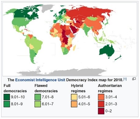 democracy map