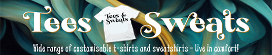 tees and sweats advert